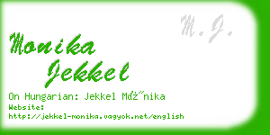 monika jekkel business card